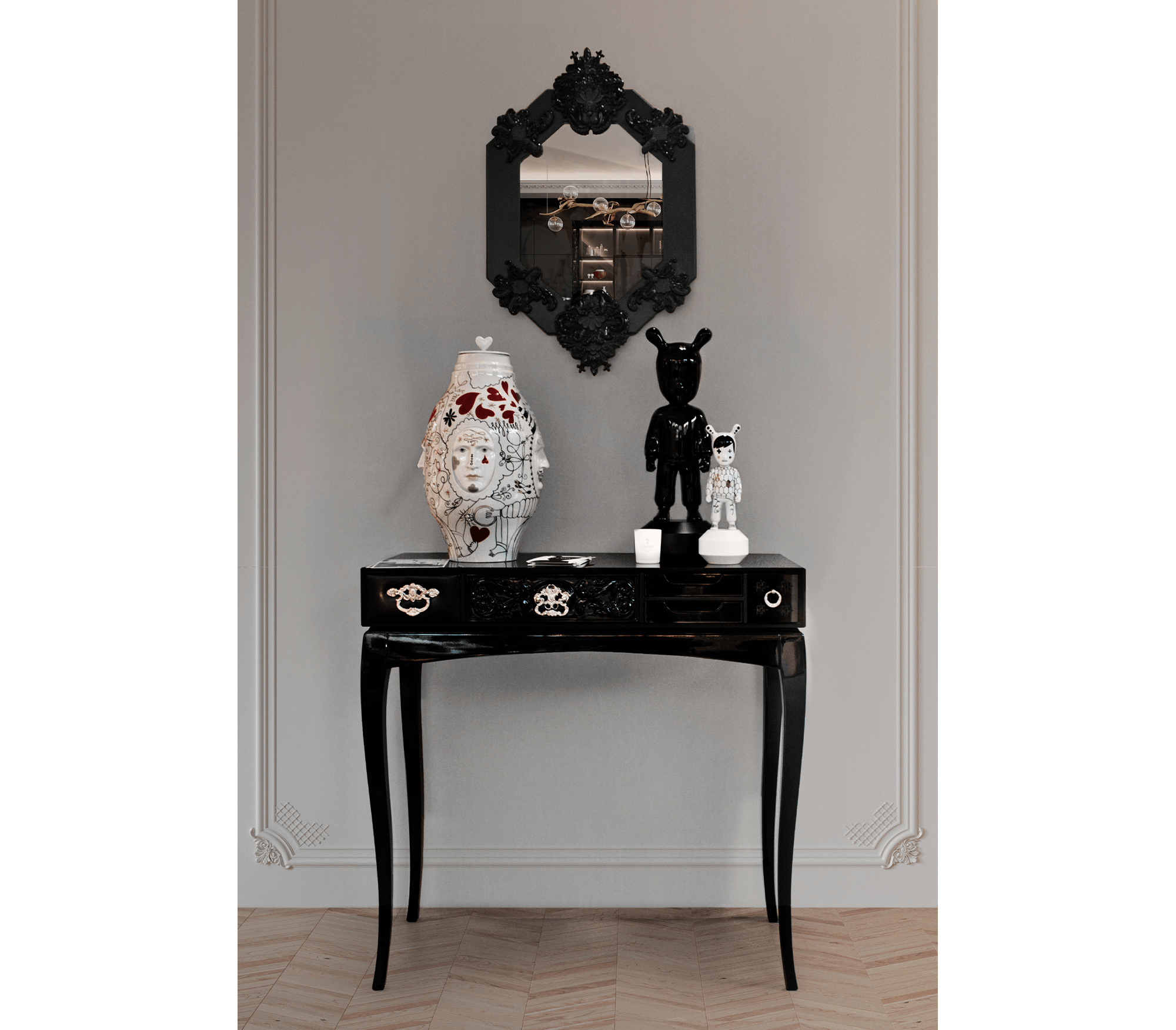 Soho Black Console