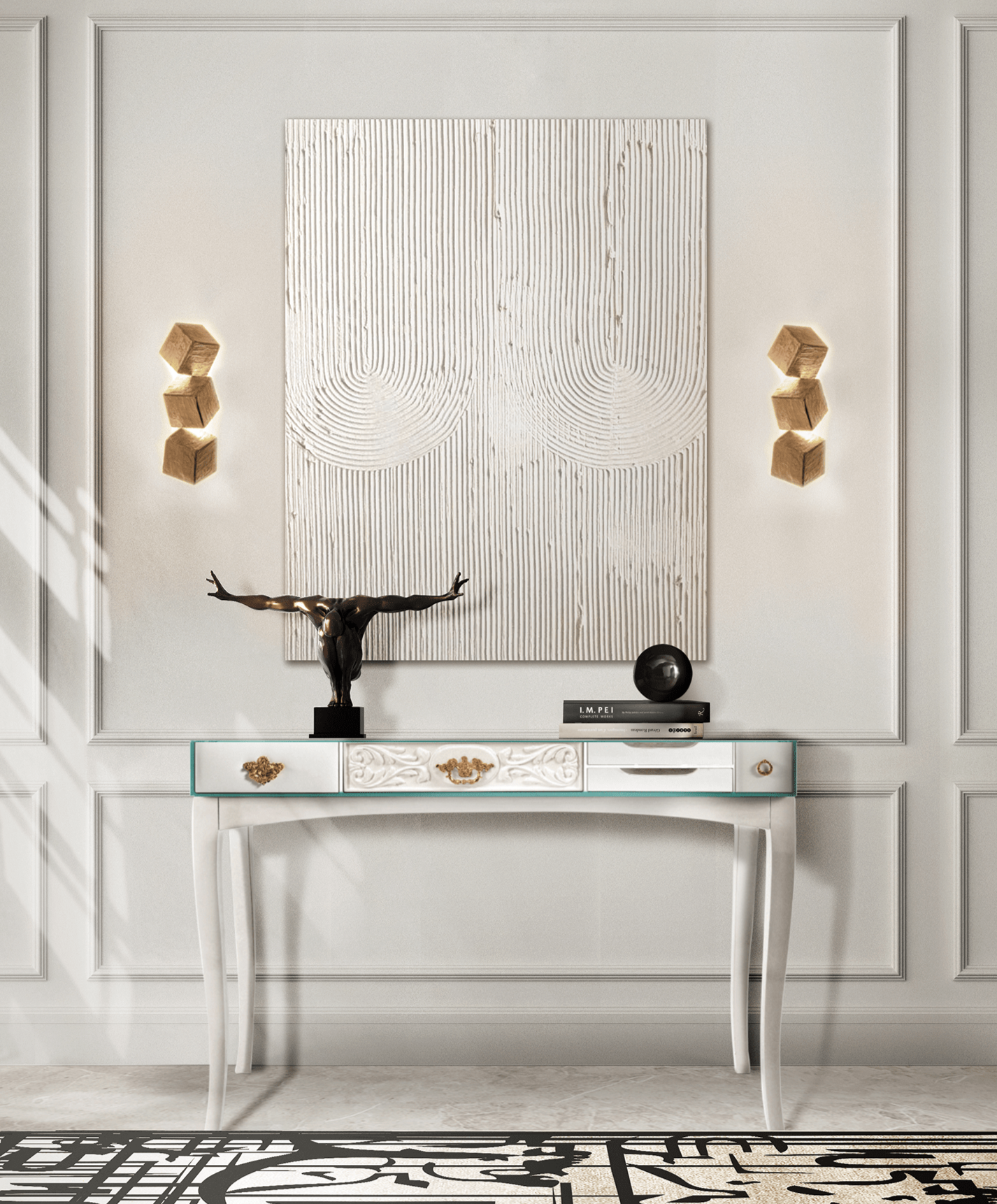 Soho White Console