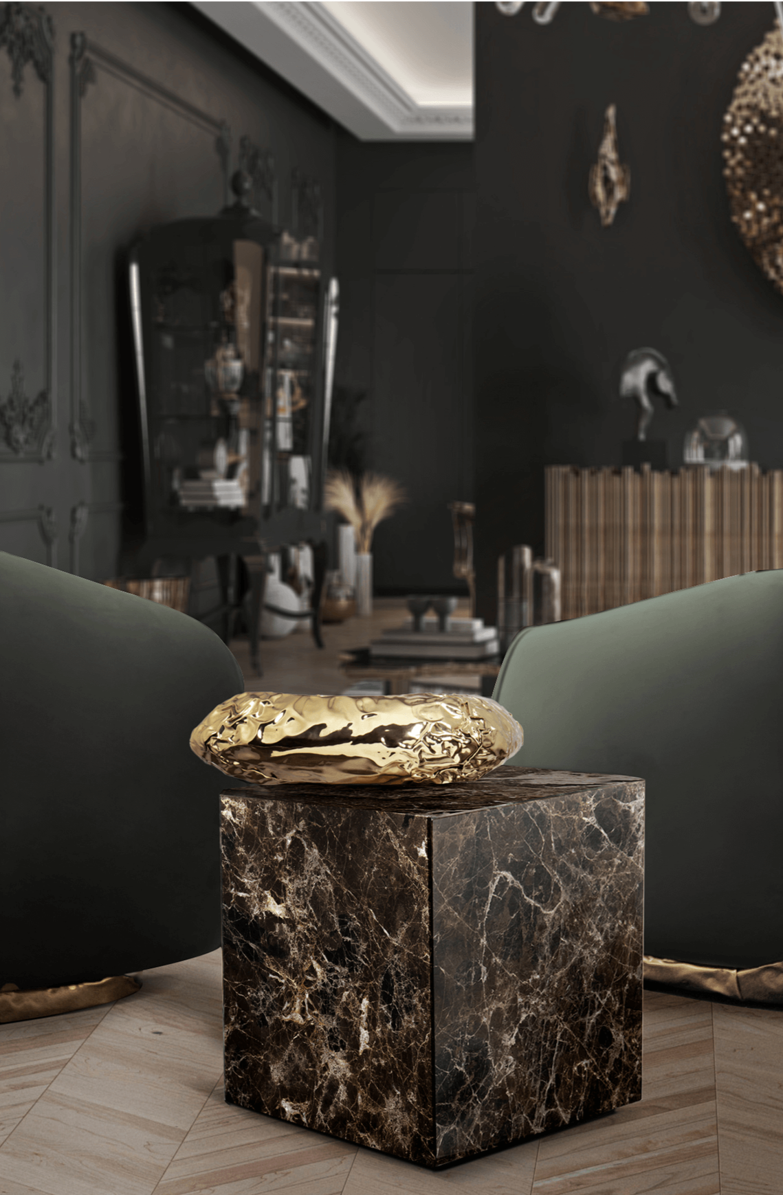 Stonehenge Laponia Green Side Table