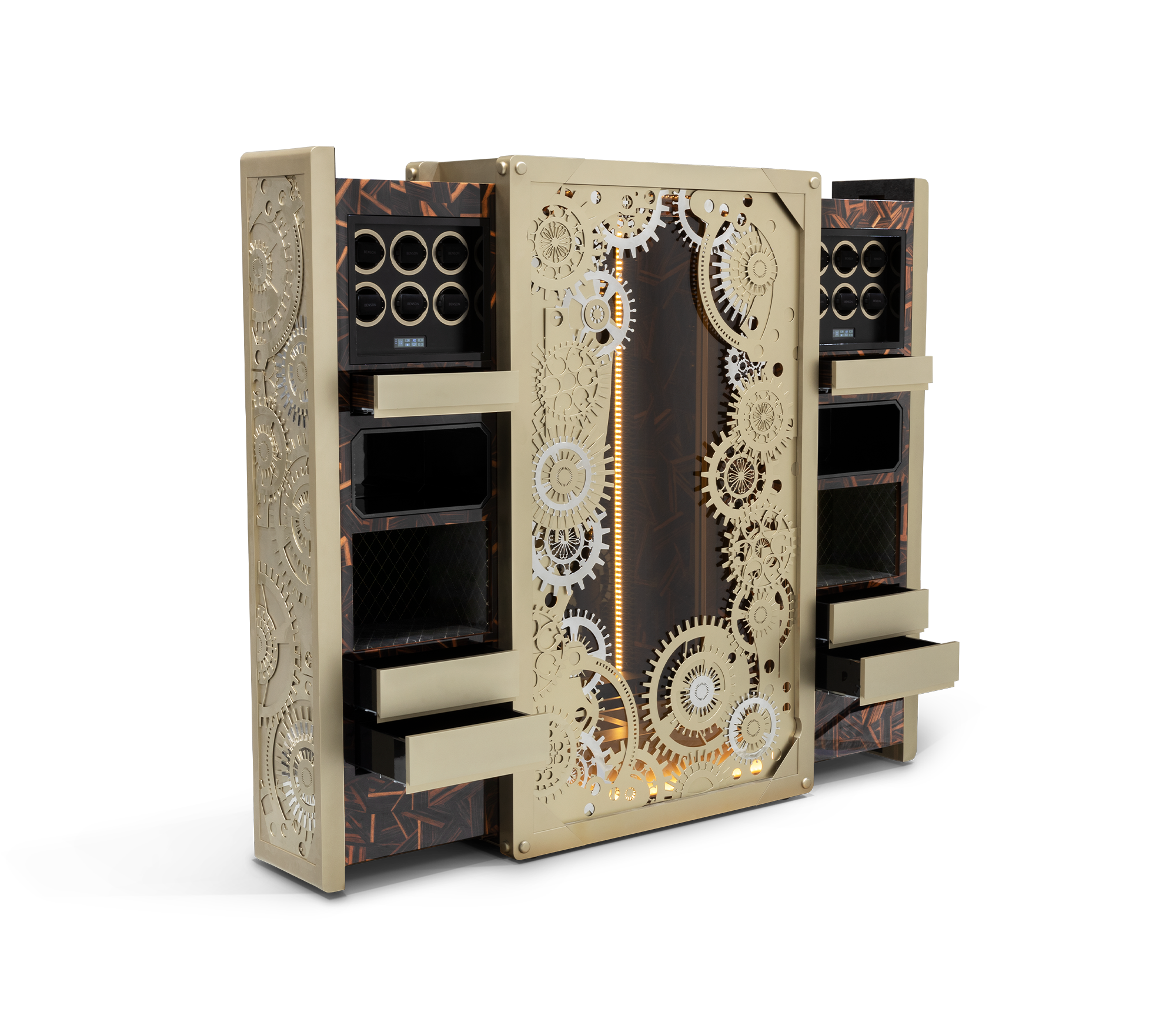 Baron Matte Champagne Luxury Safe