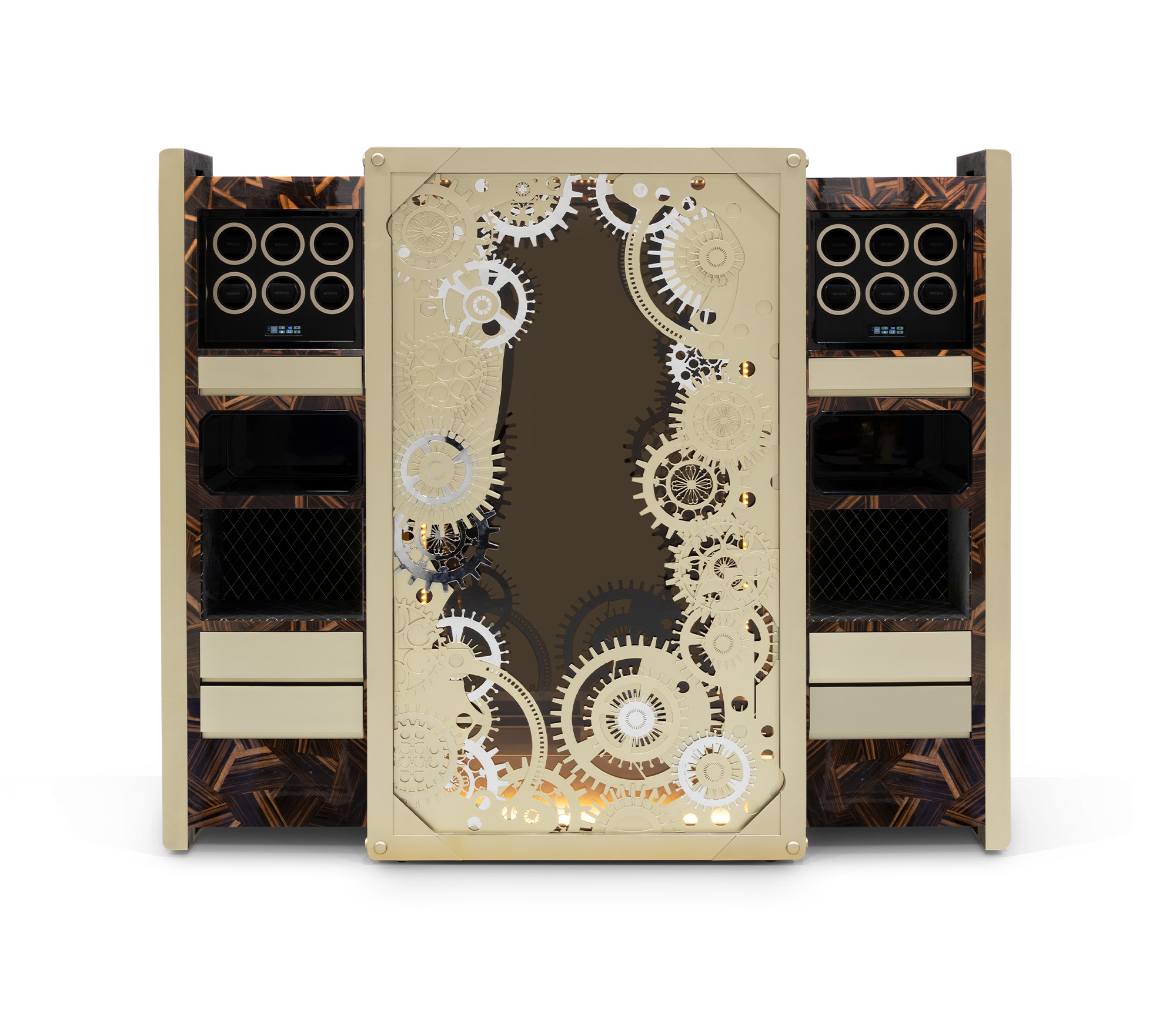 Baron Matte Champagne Luxury Safe