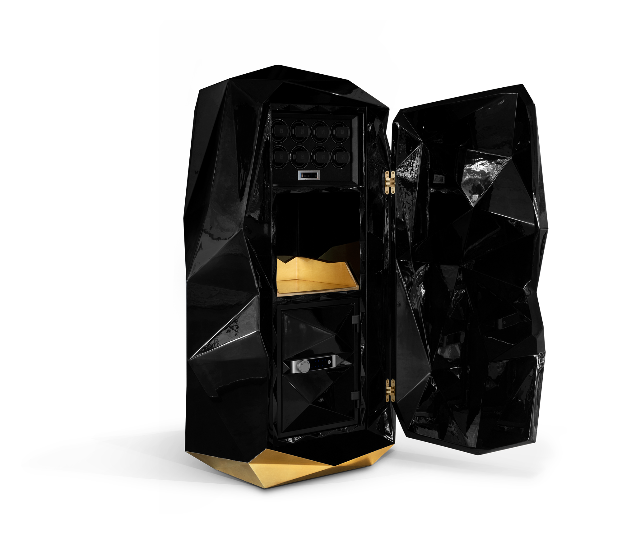 Diamond Black Luxury Safe